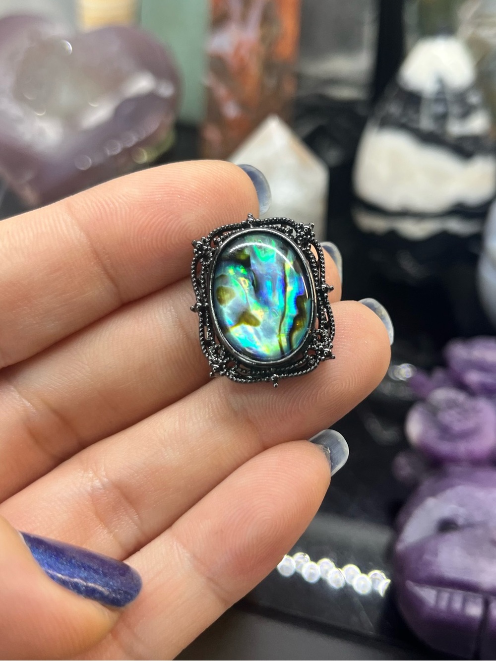 Abalone pendent piece
